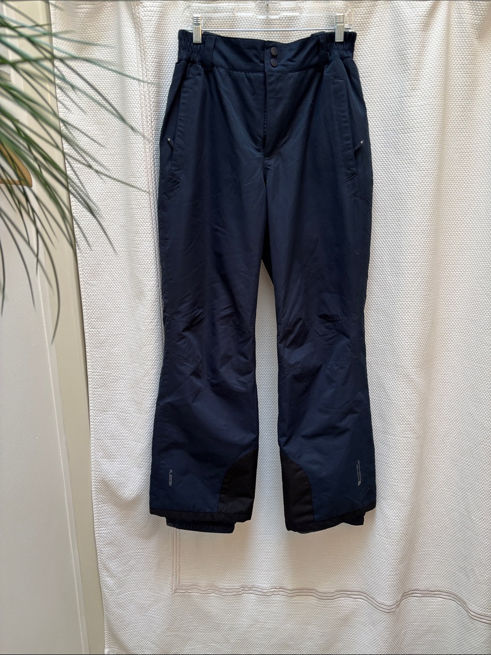 Men's Navy Snow Ski Board Pants with Reinforced Hem